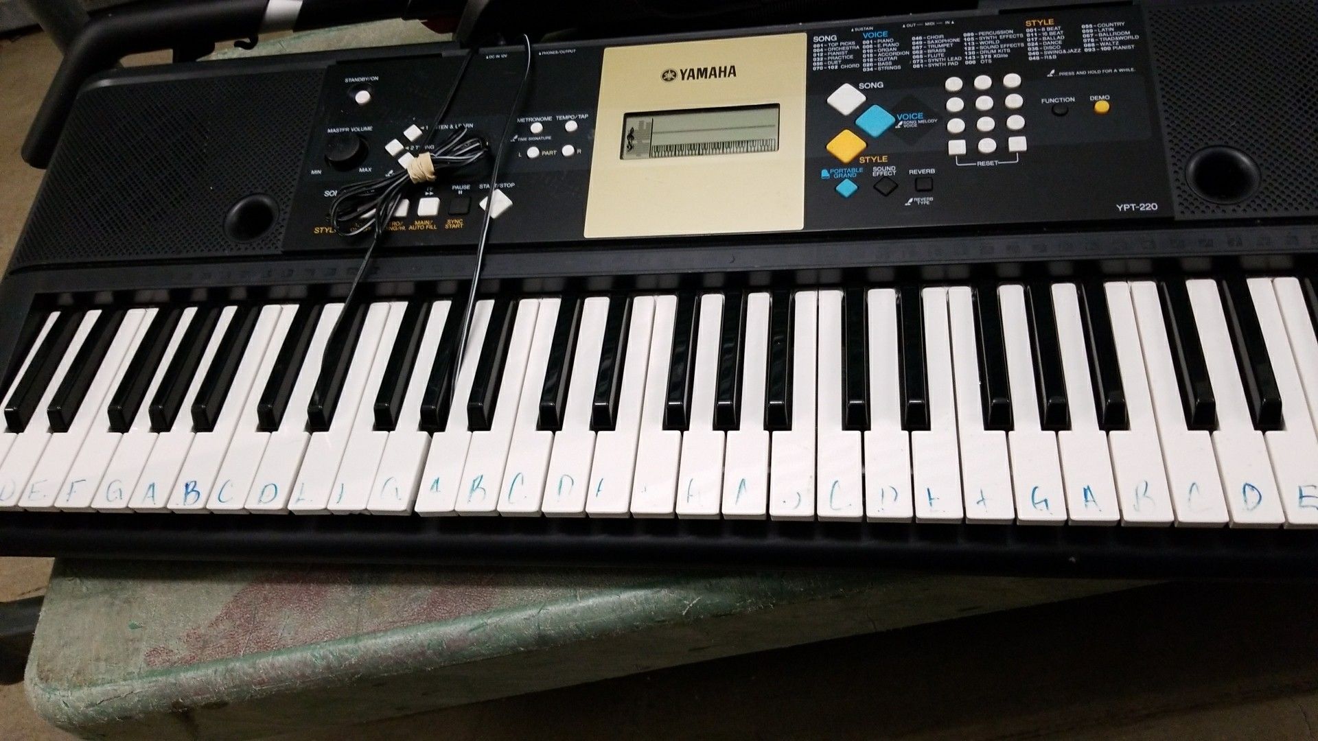 Yamaha keyboard