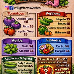🌱 Backyard grown plants ready for your garden!