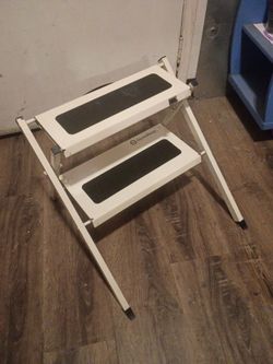 Stowaway 2-Step Folding Step Stool $20