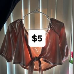 Gold Crop Top