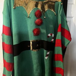 Elf Adult Sweater 