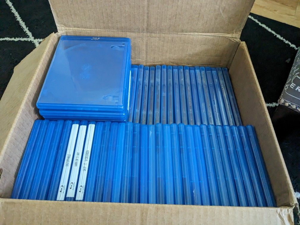 Lot Of 50+ Empty Bluray Cases
