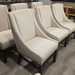 Restoration Hardware Nailhead dining chairs