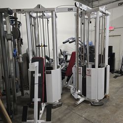 Powerlift 4 stack jungle gym exercise fitness commercial gym equipment