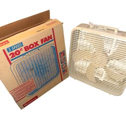 Vintage Holmes 3 Speed 20" Box Fan #HABF-21 NOS New