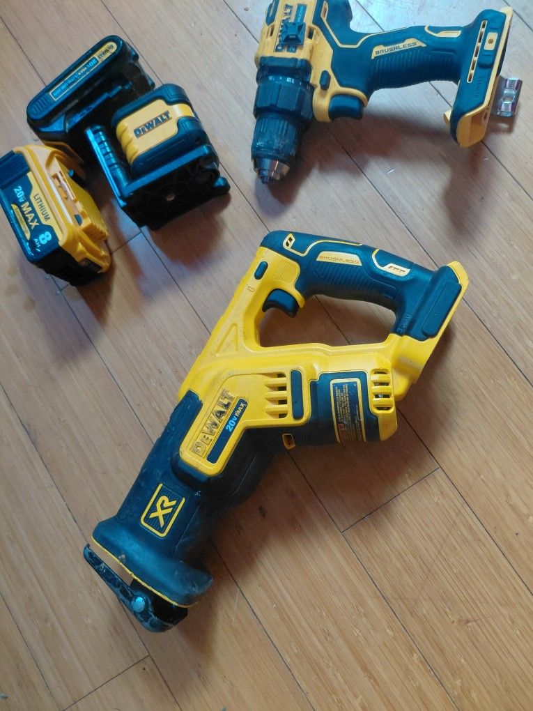 Lot Of Dewalt Tools
