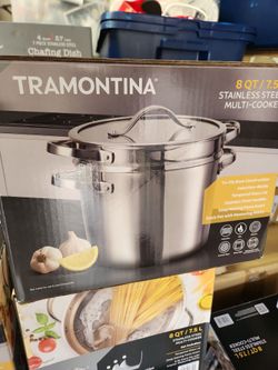 Tramontina stainless steel multi cooker 8 q