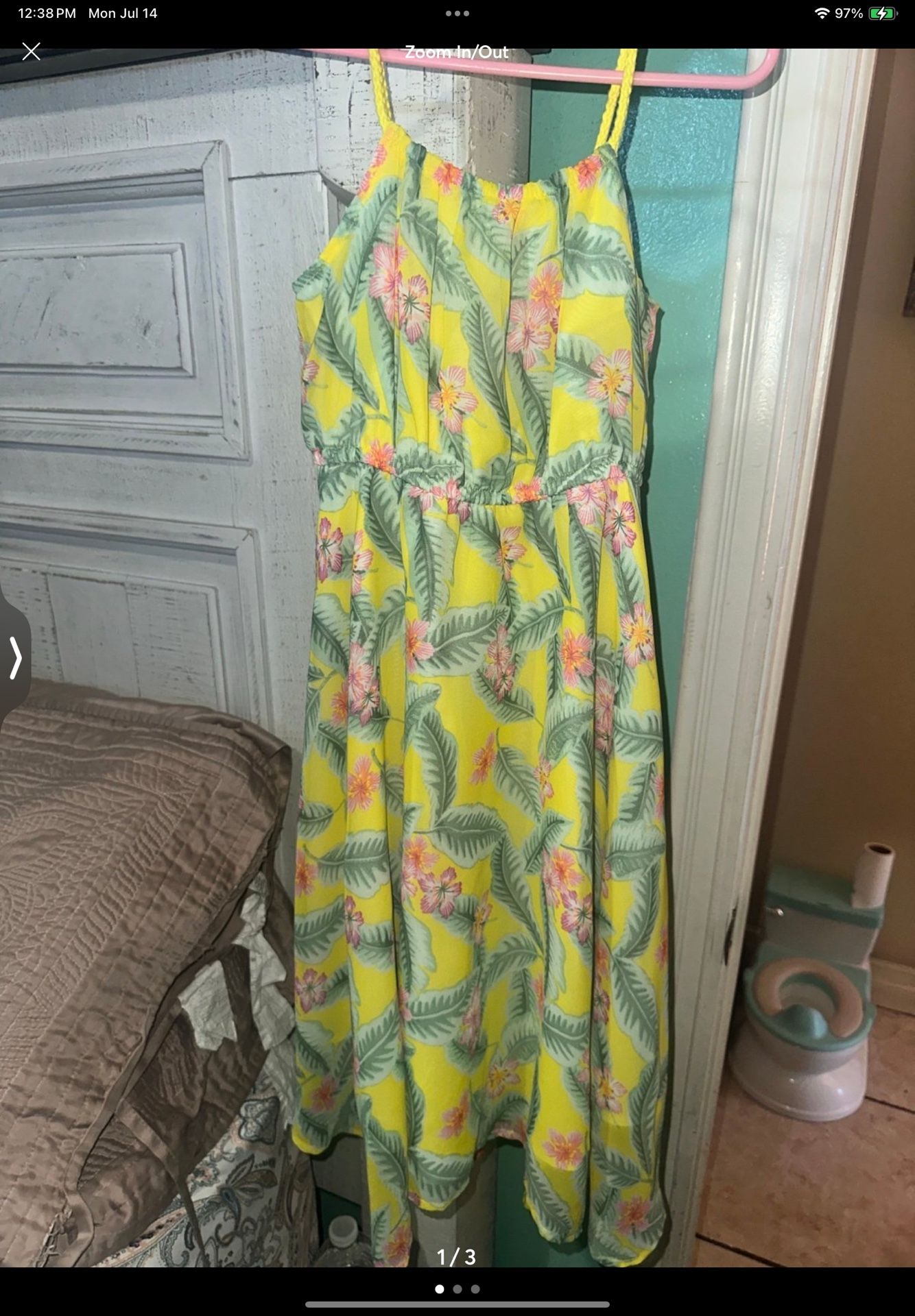 H&M girl Yellow dress