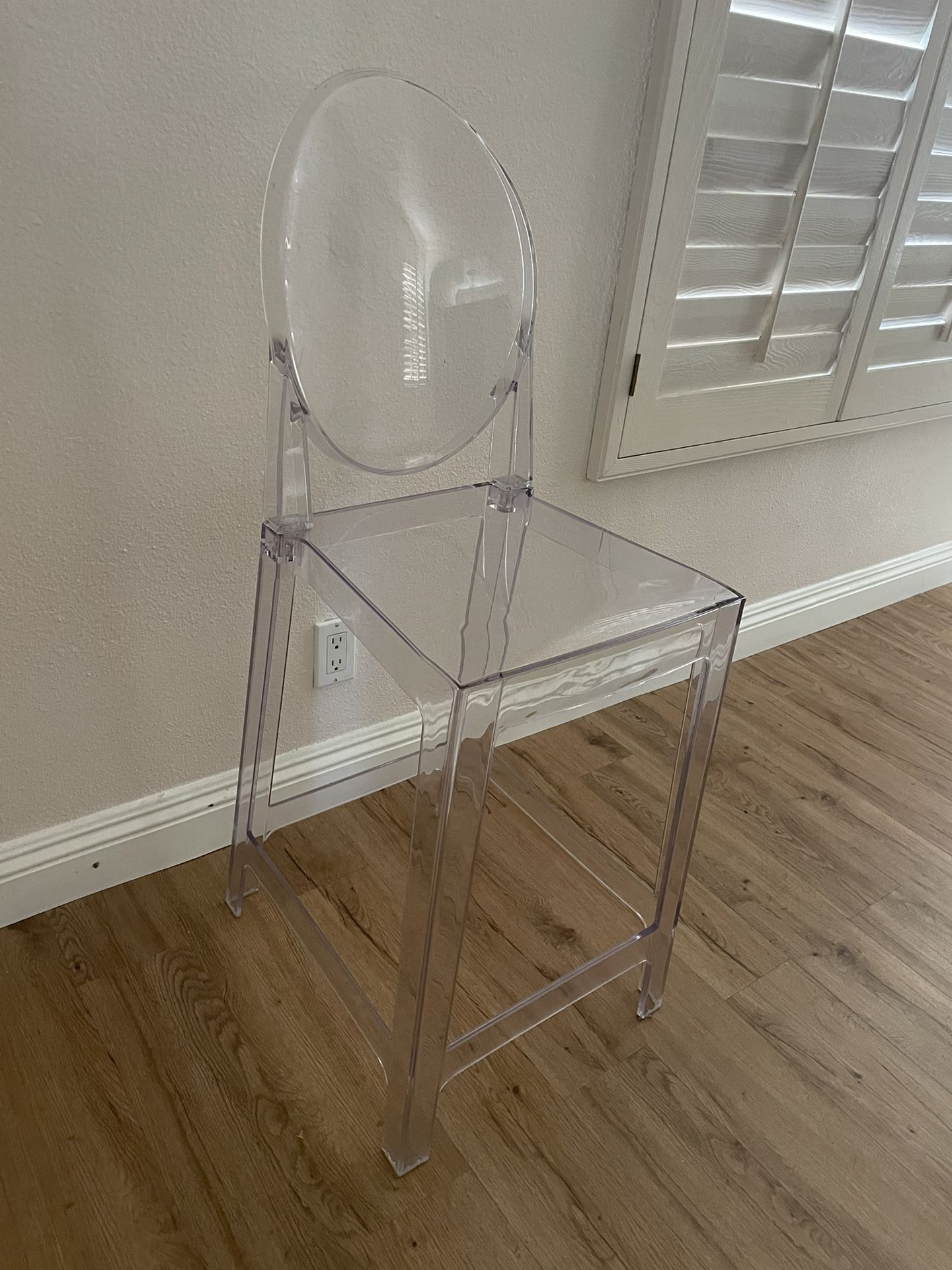 Clear Acrylic Bar Stool