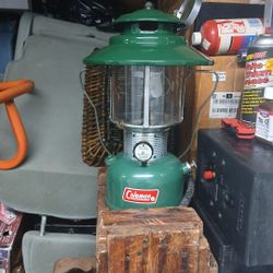 Vintage Coleman Lantern 1968 Stamped On Bottom Verg Good Cond