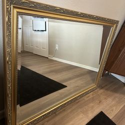 Vintage Gold Carolina Mirror Co. Mirror