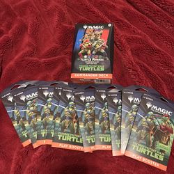 MTG - Teenage Mutant Ninja Turtles Commander Deck/Boosters