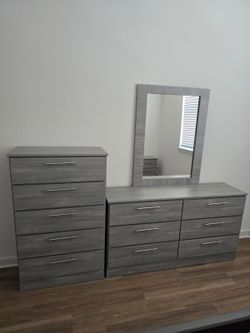 Cómoda Con Espejo Y Gavetero