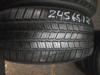 4 Tires 245.65.17 Michelin Defender 80 % Tread Dot 1922