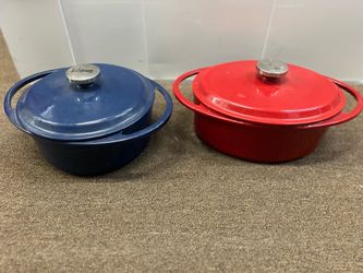 Lodge Enameled Cast Iron Dutch Ovens