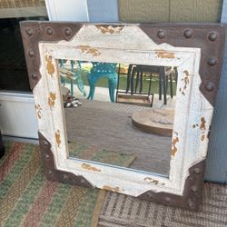 Rustic Looking Mirror From Ashley Furniture store