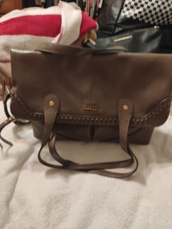 NEW ROSETTI  MINK COLORED PAPER FOLDING TOTE LOW PRICE