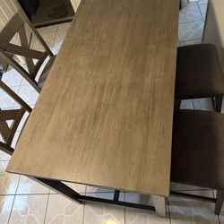 Dark Gray Dining Room Table Set