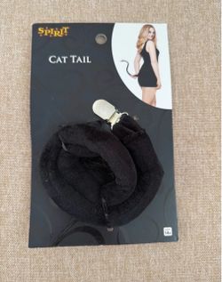 Spirit Halloween Black Cat Tail Costume Accessory