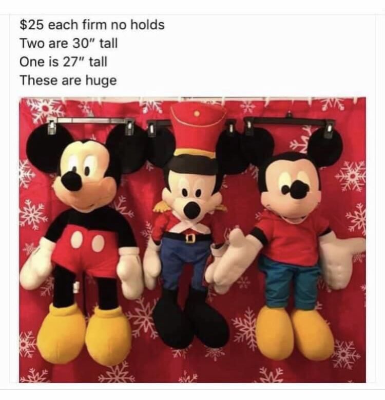 Huge Mickey Mouse Plush