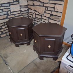 Fancy rustic style end tables 22x22