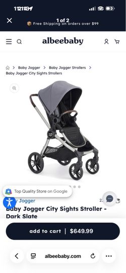 Baby Jogger City Sights Stroller Dark Slate