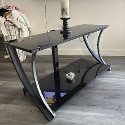 Table TV Console Media Table Black