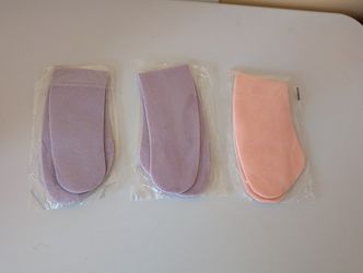 3 Pair Toilet Seat Cover Pad, Bathroom Warm Toilet Seat Cushion Washable Reusable, Pink Purple Green Blue, S Size