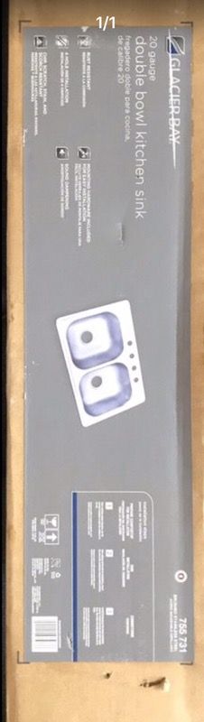 unt 33 in 4Hole Double Bowl Stainless Steel 20 Gauge