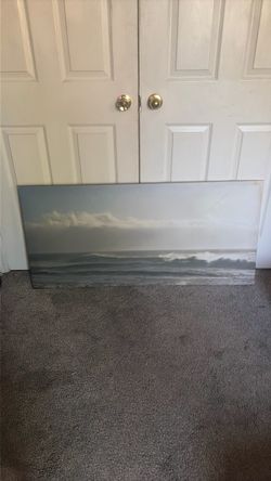 Large Ocean Waves Canvas Wall Art