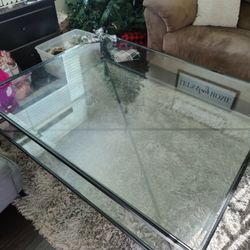 Glass table / living room table
