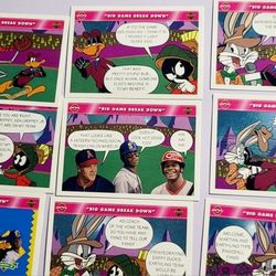 1992 Looney Tunes Baseball Cards Set Of 9