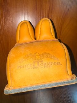 Protektor model #13B filled custom rabbit rear bag