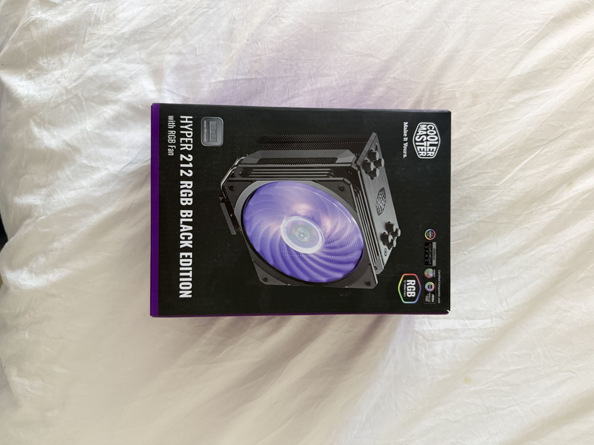 Coolermaster Hyper 212 Black Edition RGB CPU Cooler