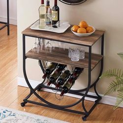 Bar Cart on Wheels