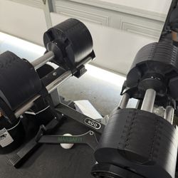 Nuobell Adjustable Dumbbells + STAND  