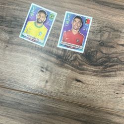Ronaldo And Neymar Jr World Cup Cards
