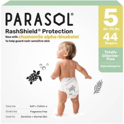 Parasol Chlorine-Free Diapers with RashShield Protection Size 5 & 6