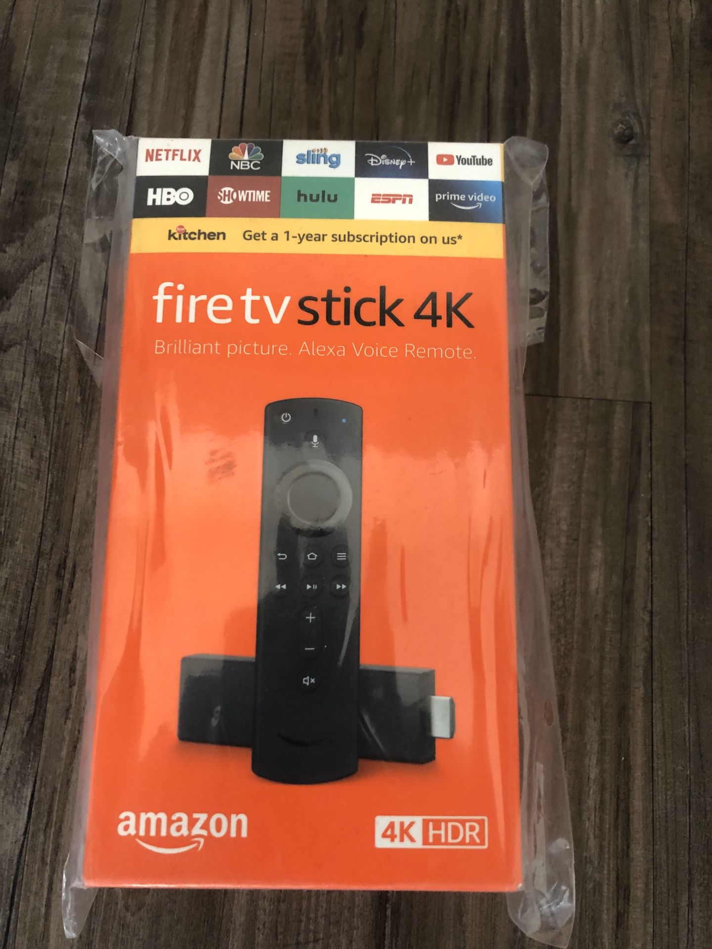 NEW UNOPENED Fire TV Stick 4K streaming device with Alexa built in, Dolby Vision, includes Alexa Voice Remote