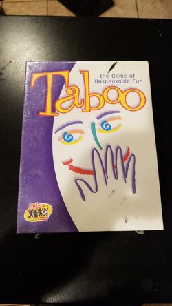 Vintage Hasbro Taboo Game of Unspeakable Fun Board Game NIB