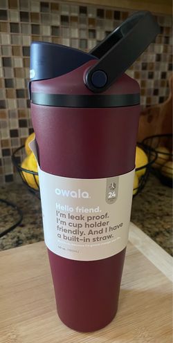 40oz Owala FreeSip Sway Burgundy