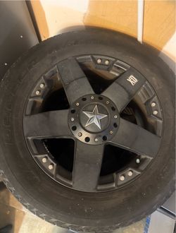 Set of three KD Rockstar Wheels/Rims with All-Terrain Tire