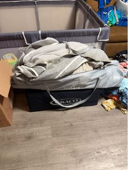 Large play pen ready to go for sale $25 firm