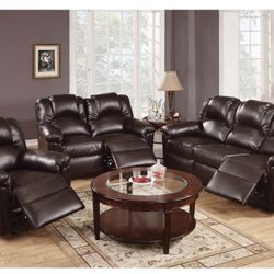 Brown Motion Sofa Set (Free Delivery)
