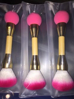 Double End Foundation Sponge and Brush