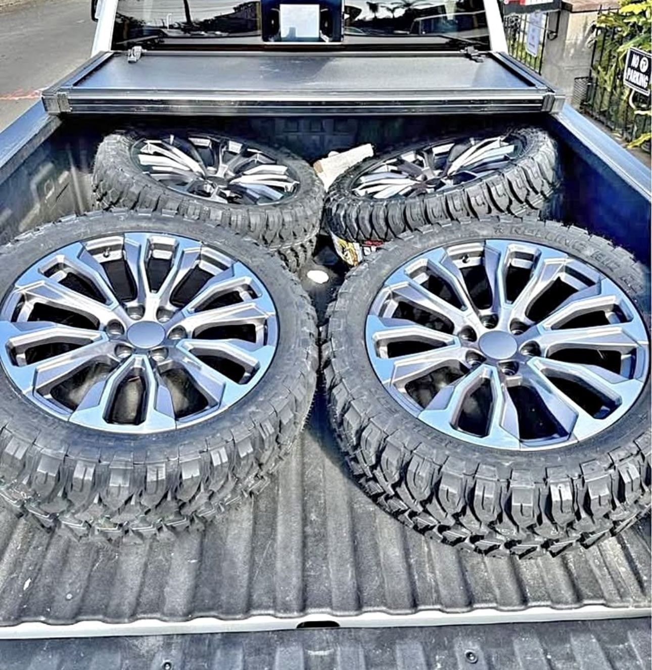 22" Denali Wheels 285/45R22 RBP RT Tires Fits Chevy GMC Silverado Tahoe Sierra Yukon Escalade
