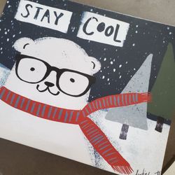 Stay Cool Christmas Canvas 