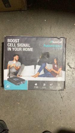 SureCall Fusion4Home Cell Phone Signal Booster up to 3000 sq ft, Boosts 5G/4G LTE, Yagi Outdoor Antenna, Home & Office Multi-User All Carrier, Verizon