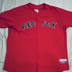 Vintage2X Size : Boston Red Sox Majestic Red MLB Jersey