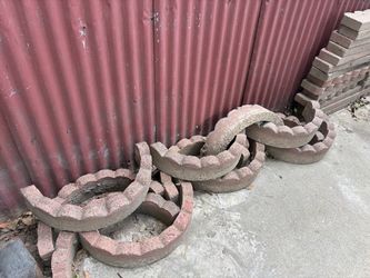 Concrete Ring Garden Edging Borders